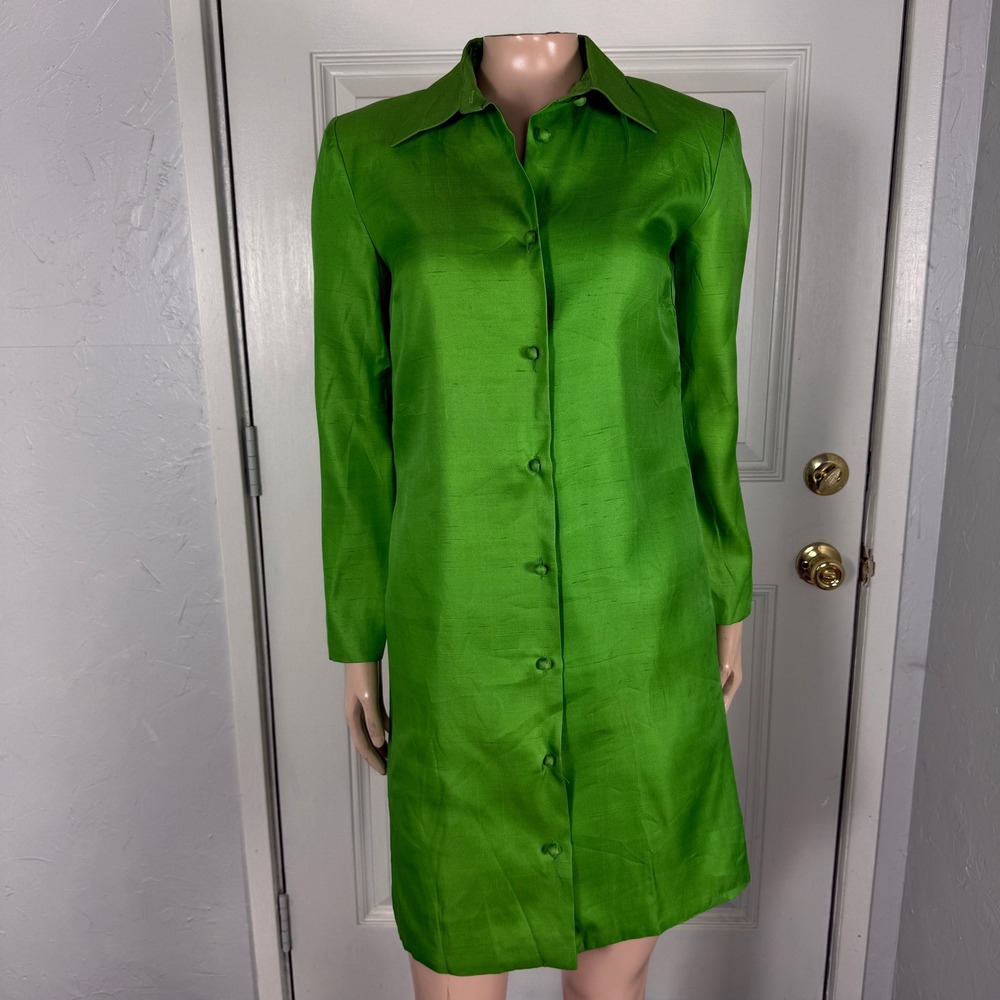 Vintage 80s Bergdorf Goodman Michael Kors Womens Dress Designer Jacket Button L2
